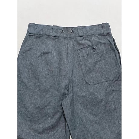 USED スイス軍　デニムワークパンツ 34/28相当　26
