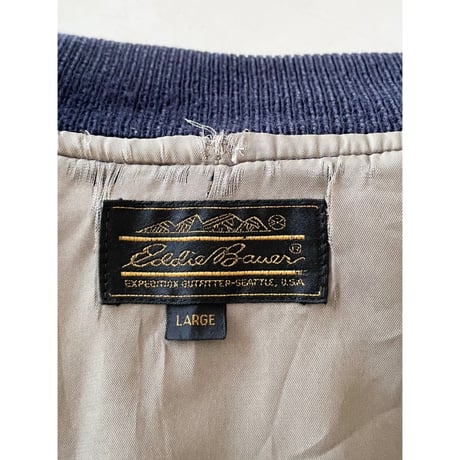 USED 80's Eddie Bauer ラグランスリーブ　ウールジャケット LARGE