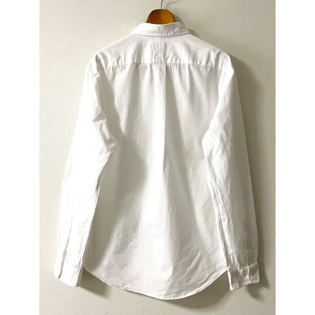 USED  Ralph Lauren ボタンダウンシャツ　白 L ブロード