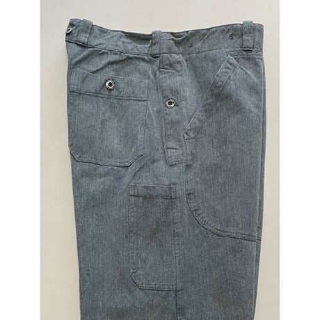 USED スイス軍　デニムワークパンツ 36/28相当 16