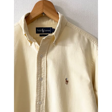 USED 90's ラルフローレン オックスフォードボタンダウンシャツ　16-35