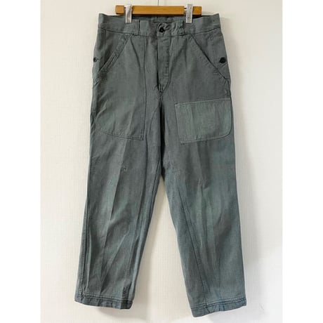 USED スイス軍　デニムワークパンツ 34/30相当 24