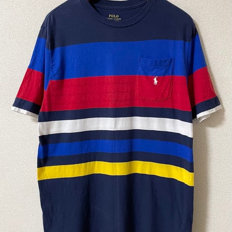 USED POLO ラルフローレン ボーダーポケT ボーイズ XL(170)