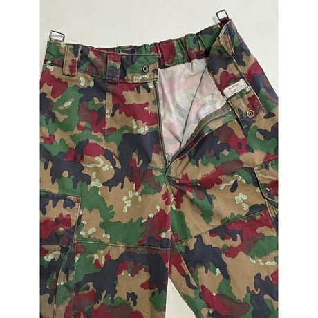 USED 90's スイス軍 M83 アルペンカモカーゴパンツ 40/72