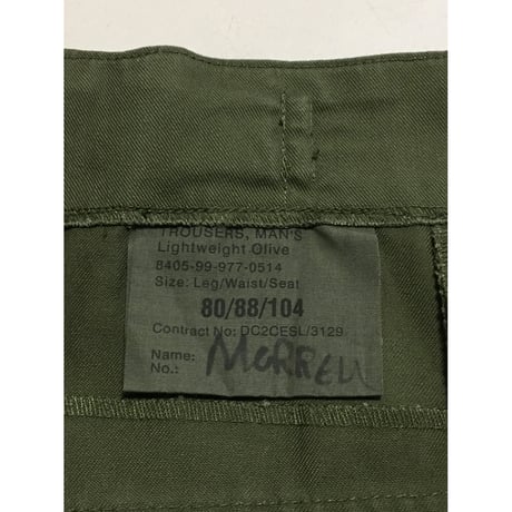 USED イギリス軍　ライトウェイトトラウザー　80/88/104 ベイカーパンツ