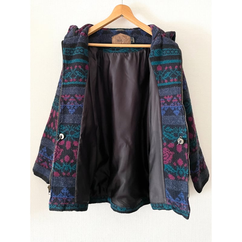 USED アメリカ製 Woolrich ネイティブ柄 ウールパーカー M | FBR TRA