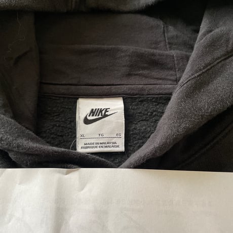 USED NIKE スウォッシュ　スウェットパーカー XL
