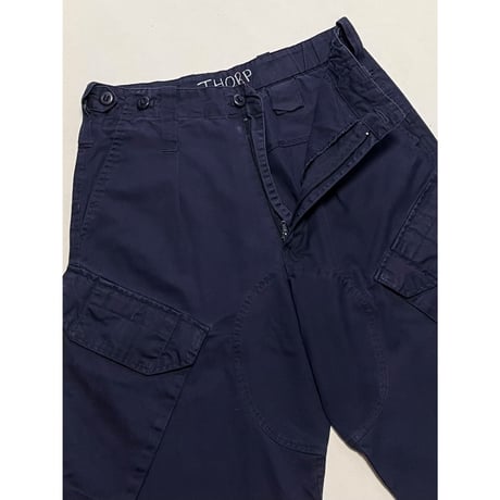 USED イギリス軍　ロイヤルネイビー　カーゴパンツ 斜めポケット 75/80/96