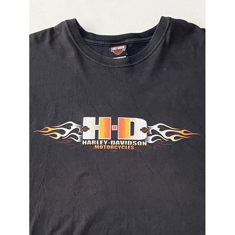 USED USA製　00's HARLEY DAVIDSON ノースリーブ Tシャツ 3XL