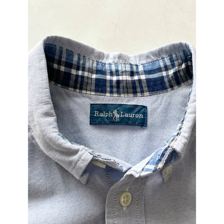 USED Ralph Lauren ボーイズ　ビッグポニーOXボタンダウンシャツ