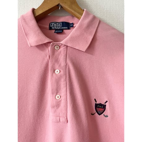 USED 90's USA製　POLOラルフローレン ポロシャツ M ポロゴルフ