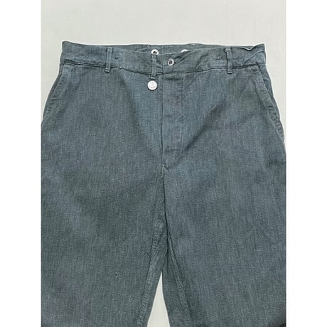 USED スイス軍　デニムワークパンツ 36/30相当 27