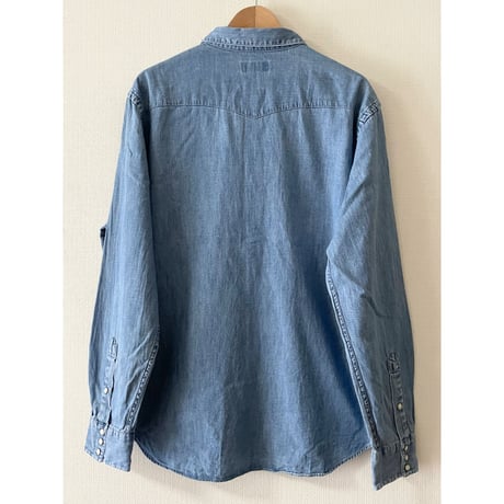 USED POLO ラルフローレン デニムウエスタンシャツ  XL