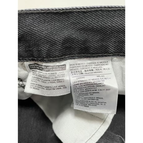 USED Levi's リーバイス 505 ブラック 33/30