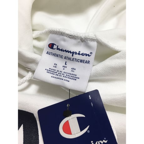 Champion チャンピオン　YALE パワーブレンド　パーカー WHITE