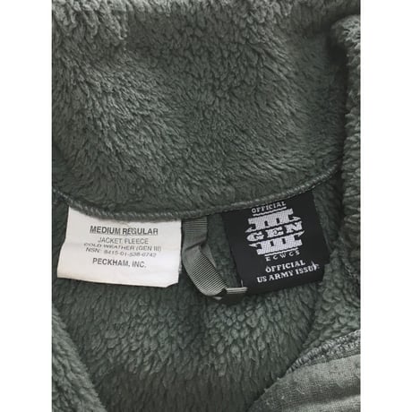 USED 米軍ECWCS GEN3 レベル3 ポーラテックフリースJKT MEDIUM-REGULAR エクワックス