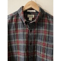 USED LL Bean TRADITIONAL FIT ボタンダウンネルシャツ M