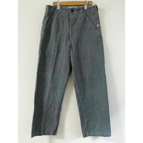 USED スイス軍　デニムワークパンツ 32/28相当 7