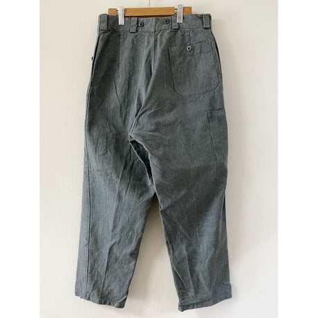 USED スイス軍　デニムワークパンツ 36/30相当 15