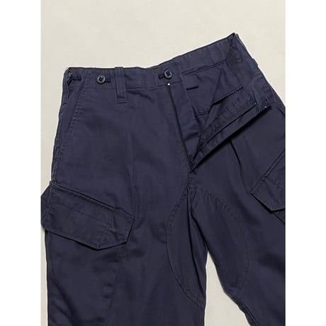 USED イギリス軍　ロイヤルネイビー　カーゴパンツ 斜めポケット 75/80/96