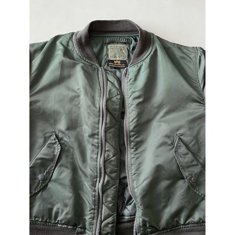 USED 90's  USA製 ALPHA  MA-1 グランドクルー MEDIUM