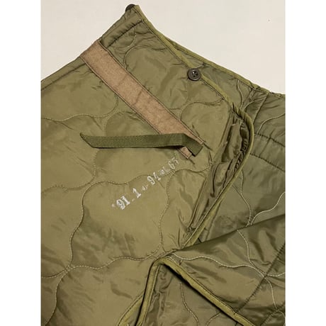DEAD STOCK チェコ軍 M85 キルティングライナーパンツ 1-47 7