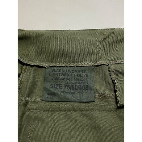 USED イギリス軍　W's ライトウェイトトラウザー 75/80/108 ベイカーパンツ