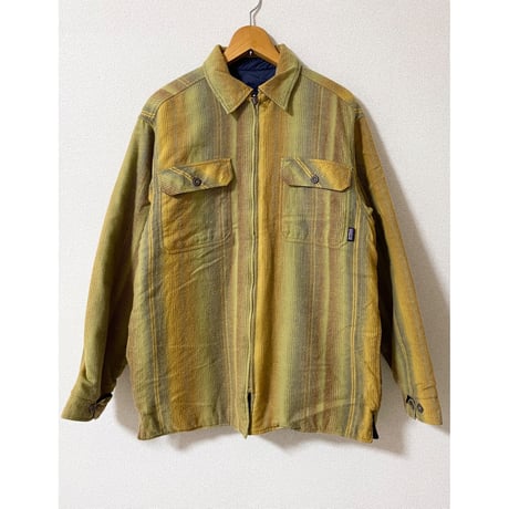 USED patagonia F4 フランネルリバーシブルジャケット S