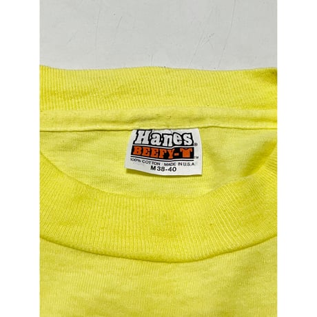 USED 80's USA製 HANES BEEFY ホノルルマラソンTシャツ　M