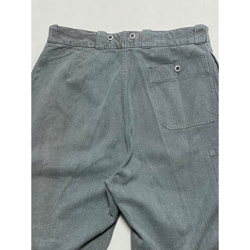 USED スイス軍 デニムワークパンツ 36/30相当 22 | FBR TRADING