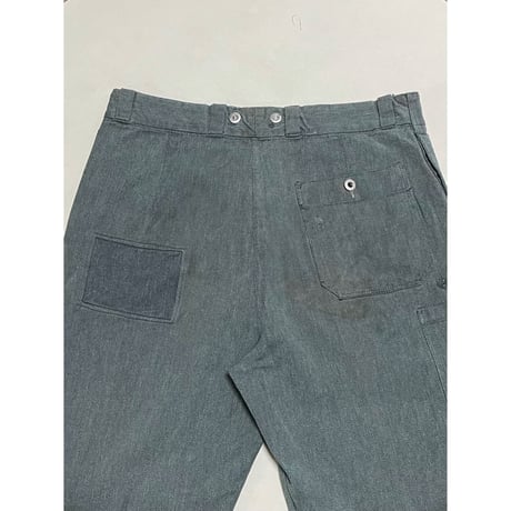 USED スイス軍　デニムワークパンツ 36/30相当 47