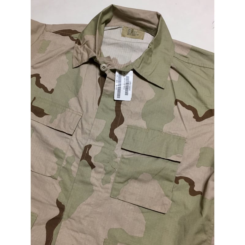 レア! 米軍実物 デザート3カラーBDUジャケット M-S ノンリップ 362 レア! 米軍実物 デザート3カラーBDUジャケット M-S ノンリップ