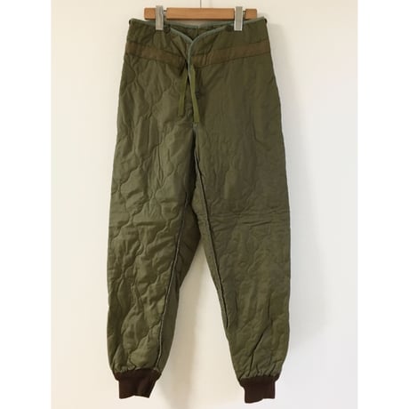 DEAD STOCK チェコ軍　M85 キルティングライナーパンツ　小さめサイズ　デッドストック 5