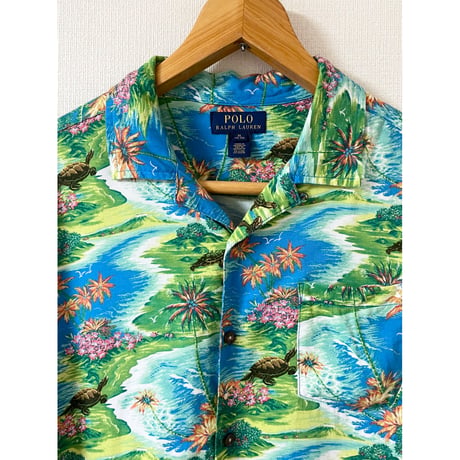 USED POLO ラルフローレン ボーイズ　アロハシャツ XL
