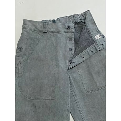 USED スイス軍　デニムワークパンツ 32/28相当 64