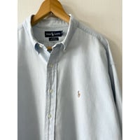 USED ラルフローレン ボタンダウンシャンブレーシャツ BLAKE XXL