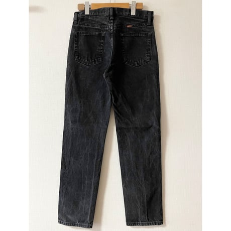 USED RUSTLER ブラックデニム 30/32