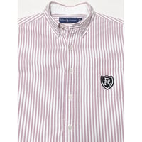 USED Ralph Lauren オックスフォードストライプボタンダウンシャツ L
