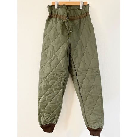DEAD STOCK チェコ軍 M85 キルティングライナーパンツ ステンシル入り デッドストック 6