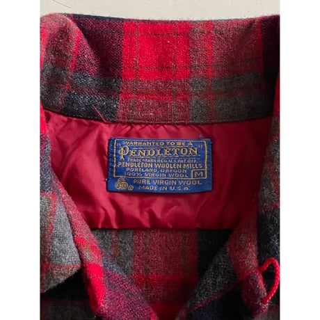 USED 70's PENDLETON ボードシャツ M