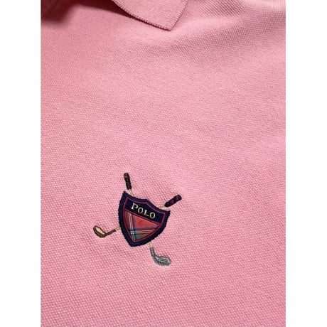 USED 90's USA製　POLOラルフローレン ポロシャツ M ポロゴルフ