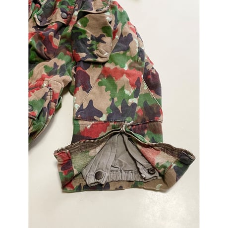 VINTAGE スイス軍 M70 アルペンカモフィールドJKT 48