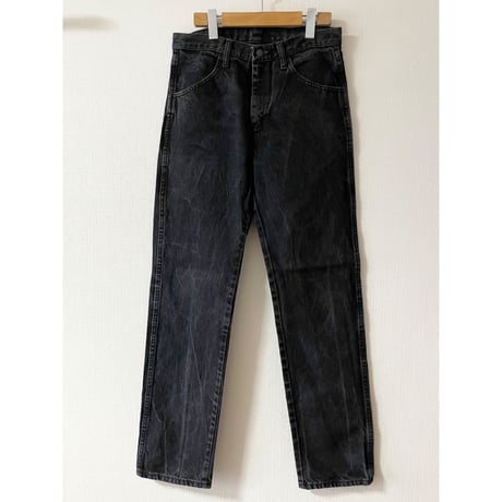USED RUSTLER ブラックデニム 30/32