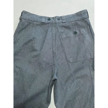 USED 80's スイス軍　デニムワークパンツ　後期型 45/80