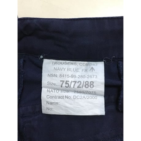USED ROYAL NAVY カーゴパンツ 斜めポケット　75/72/88 イギリス軍