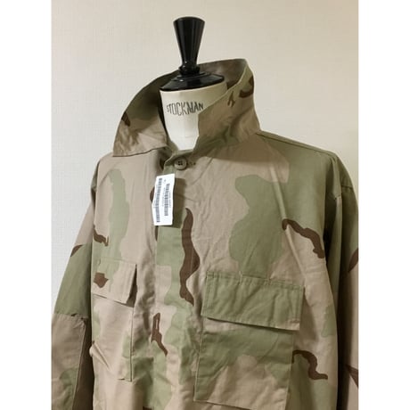 DEAD STOCK 米軍 3カラー デザートカモ BDU ジャケット LARGE-SHORT デッドストック