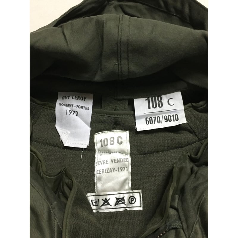 DEAD STOCK フランス軍 M64コート ライナー付き 108C デッドストック