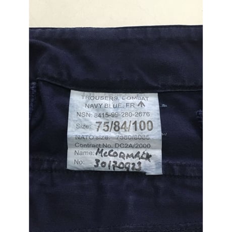 USED ROYAL NAVY カーゴパンツ　斜めポケット　75/84/100 イギリス軍