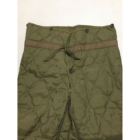 デッドストック チェコ軍　M85 キルティングライナーパンツ　VINTAGE 3