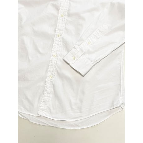 USED  Ralph Lauren ボタンダウンシャツ　白 L ブロード